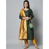 Women Salwar Kameez Set Cotton Silk Indian Party Wear Top Tunic Designer Kurti VSO-1756 C