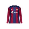 FC Barcelona 2023/24 Stadium Home Performance Crew Neck Soccer Jersey Men Tops Deep-Royal-Blue Noble-Red White DX2636-456