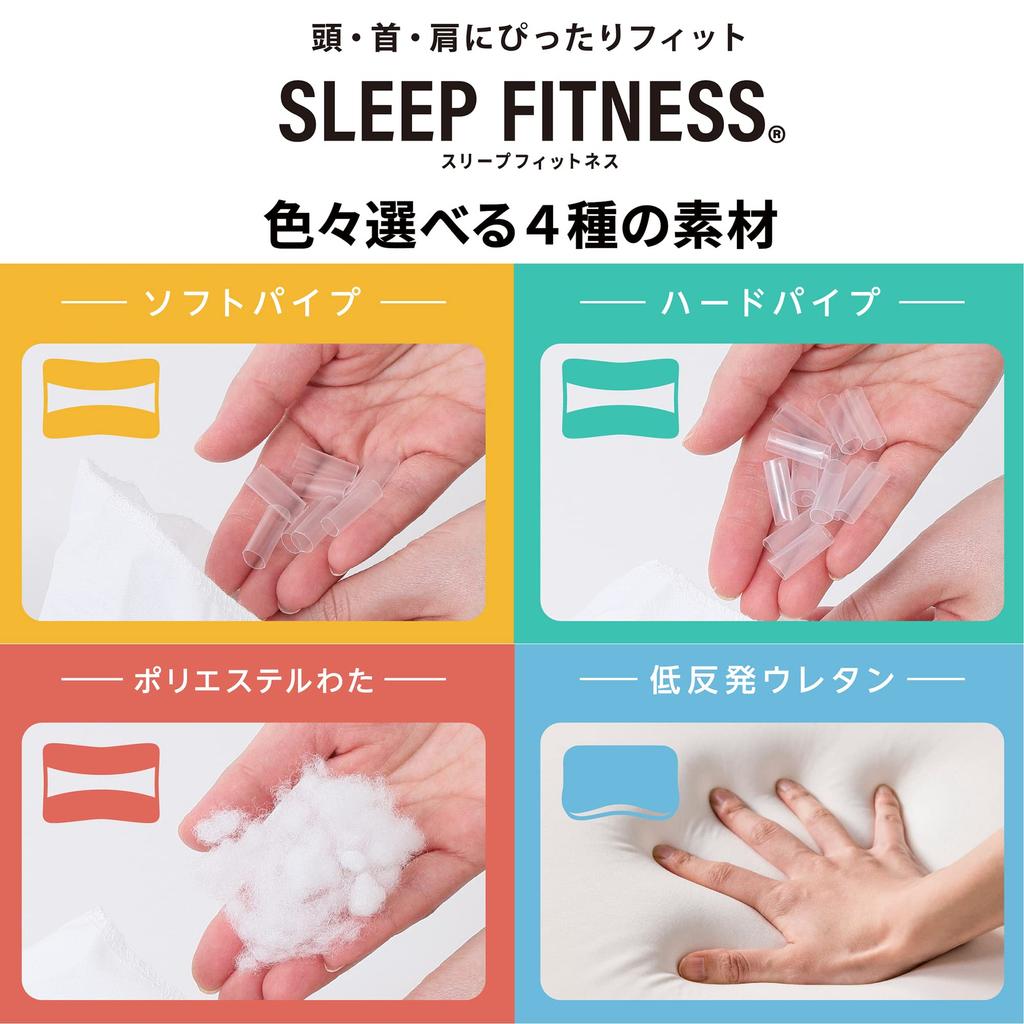 Nishikawa Sleep Fitness Умеренная Мягкая Идеально подходит для и регулируется Подходит для спины и боков Цвет слоновой кости EH93009491720 [Nishikawa] Подушка, можно стирать,