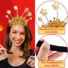 Gold Silver Happy New Year Headband Glitter Party Photo Props  Party Supplies