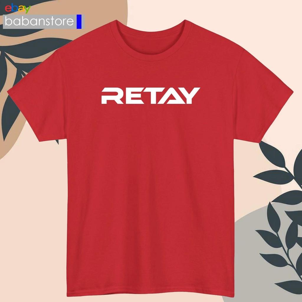 Футболка Retay Firearms Логотип Черный/Белый/Спортивный Серый/Темно-синий/Красный/Светло-синий S-5XL