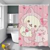 Классика R-Rilakkuma-A 1 шт. Занавеска для душа Полиэстер Водонепроницаемая занавеска для душа Перегородка для ванной комнаты Декоративный аксессуар