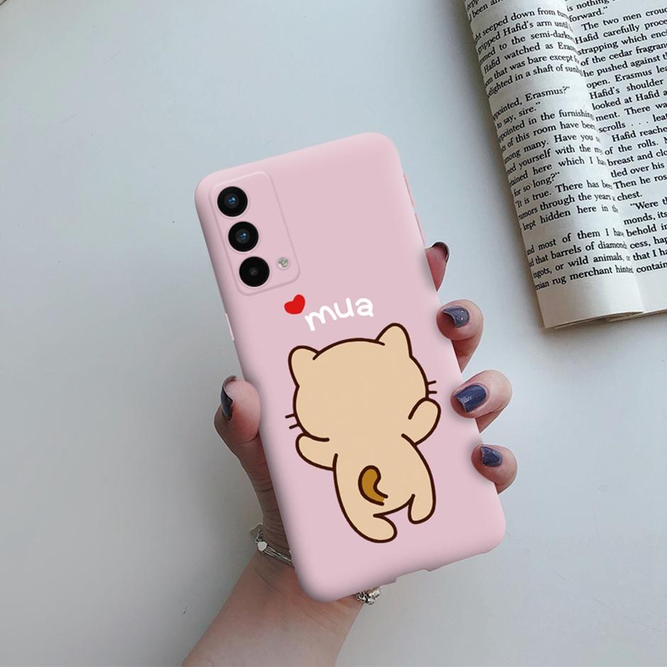 Чехол для OPPO Realme GT Master Edition Чехол Новый Модный Конфетный Цвет Милый Мультяшный TPU Ударопрочный Корпус Телефона Coque Fundas