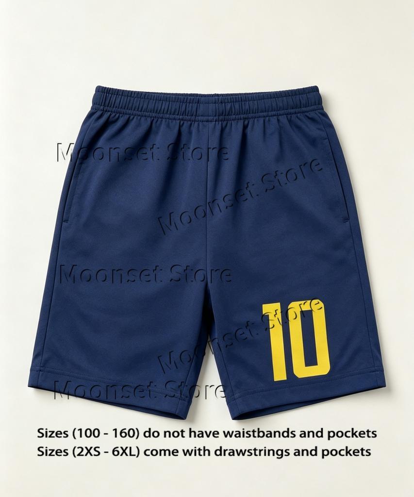Summer Kids Brazil 10 Soccer Set Boys Short Sleeve Football Training Suit Quick Breathable Sports T Shirt Shorts Jersey Outfit