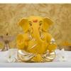 Ceramic Mango Appu Ganesha Idols Gold Ganesh Idol For Car Dashboard Ganesha Murti Ganpati Idol For Home Decor
