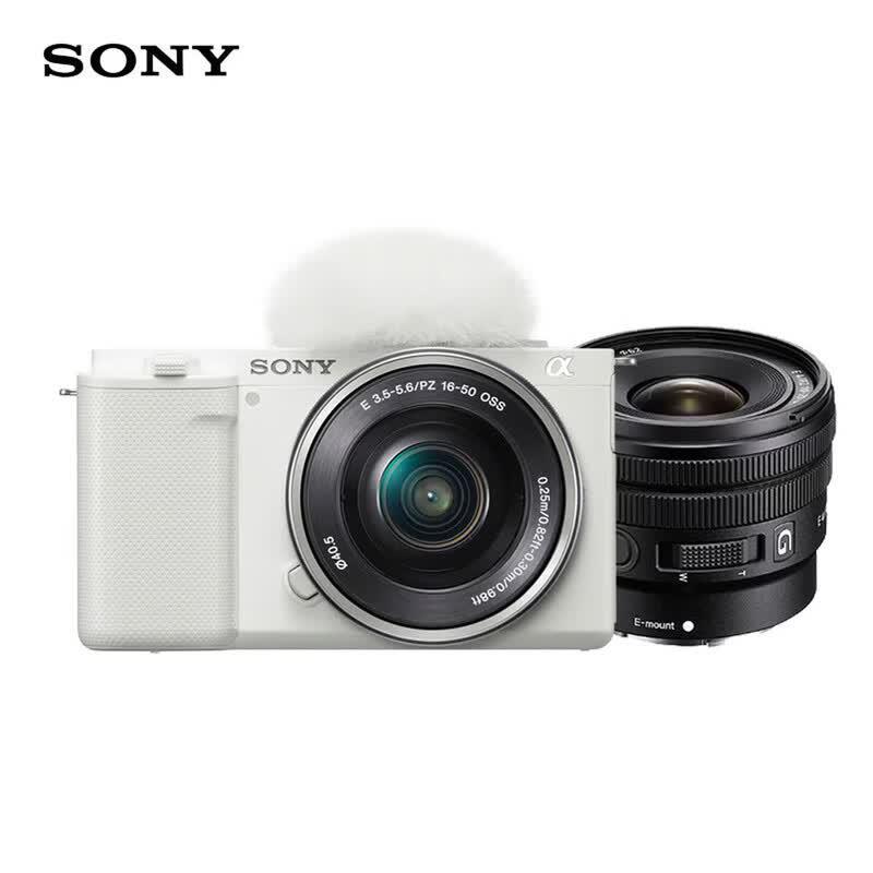 Sony Беззеркальная камера ZV-E10L с двойным объективом 10-20 мм F4 (Китайская версия)