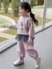 2025 Новый стиль Осенний комплект толстовки для девочек-малышек - Модный повседневный наряд для девочки для весны и осени