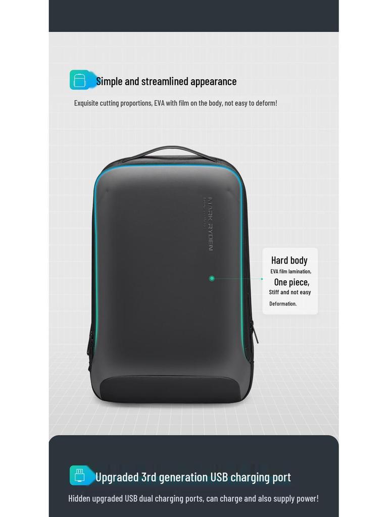 Mark Ryden Water-resistant Men's Business Laptop Backpack