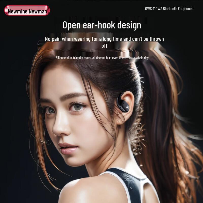 Newman OWS-11 Bone Conduction Open-Ear Sports Headphones