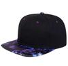 Sproutsy Men's Stylish Graphic Hip Hop Cosmo Cap, Unisex, Space Design, Purple and Black