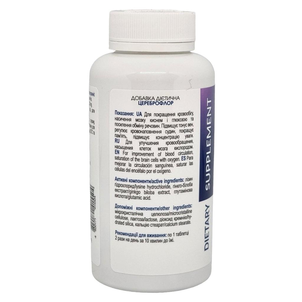 Cerebroflor New Life Dietary Supplement (Improvement of Cerebral Circulation, Memory, Attention)