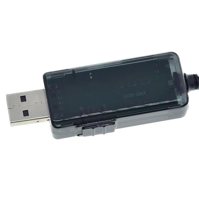 DC 5V в 9V 12V Usb повышающий преобразователь Usb повышающий преобразователь кабель + разъем 3.5X1.35Mm для блока питания/зарядного устройства/преобразователя питания