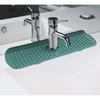 Silicone Faucet Mat Water Ripples Kitchen Faucet Water Catcher Mat Large Sink Splash Pad Countertop Protector Bathroom