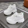 2025 Dad Shoes Summer New Fashion Versatile Mesh Platform Sports Running Shoes Little White Shoes Height Increasing Women's Shoes