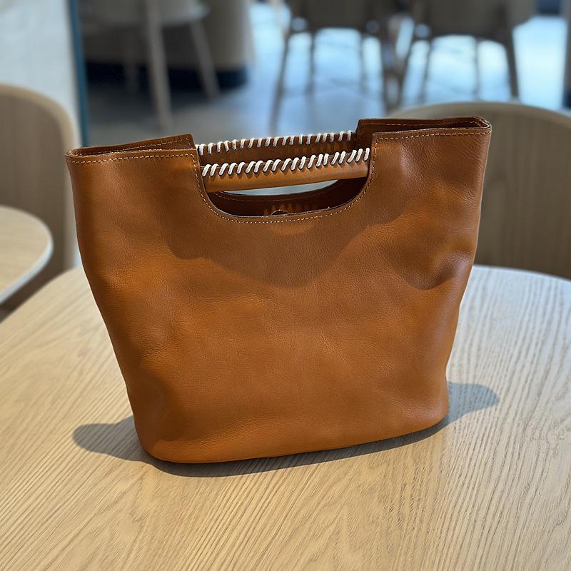 Johnature Женская сумка ручной работы из натуральной кожи, винтажная сумка большой вместимости через плечо