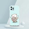 Милая мультяшная пара кошек Роскошный чехол для телефона Для iPhone 18 16 15 14 13 12 11 Pro Max XS X XR SE 7 8 Plus Мягкий силиконовый Прозрачная крышка