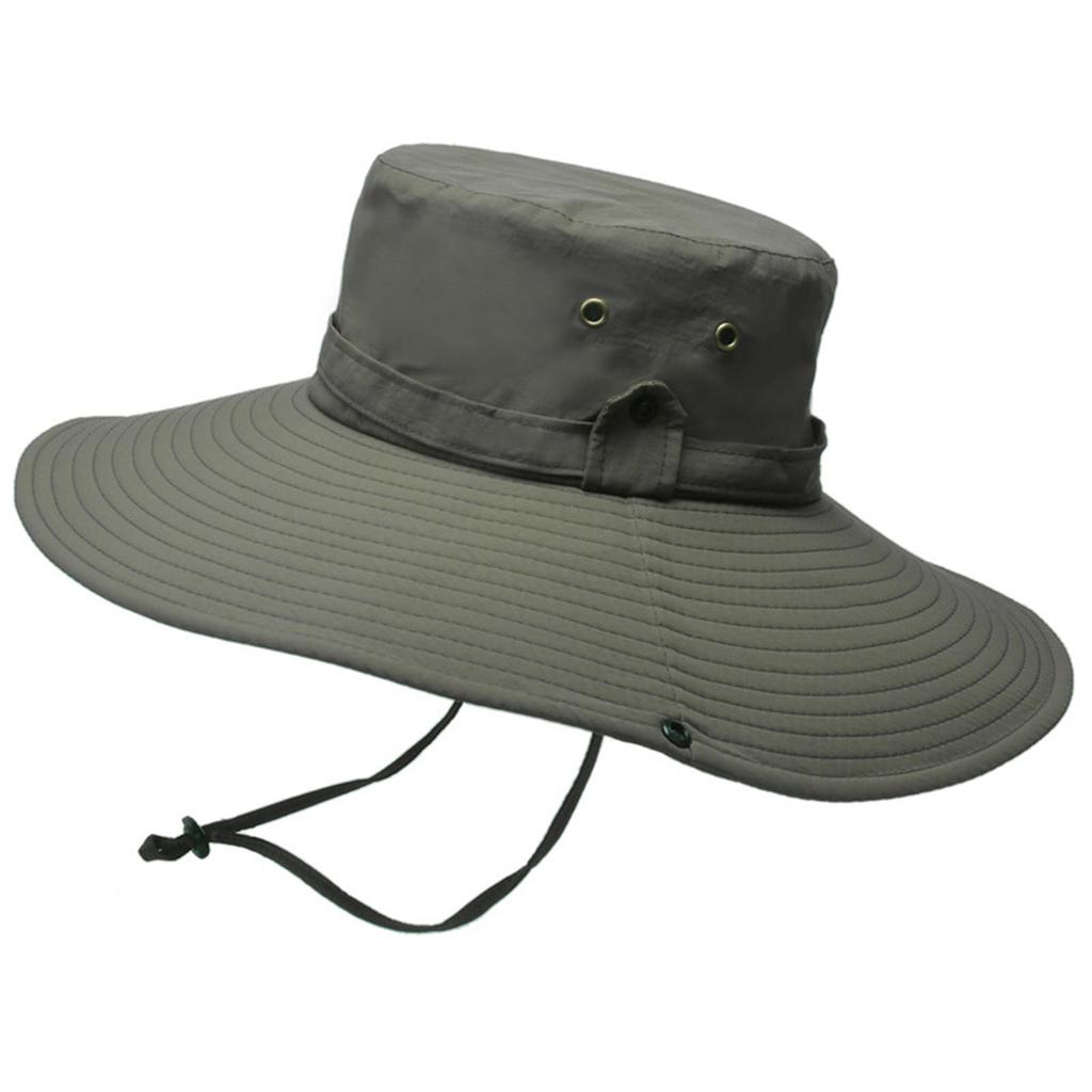 Solid Colour Shade Sun Hat Fisherman's Hat Sun Hat Men's Summer Hiking Sun Hat