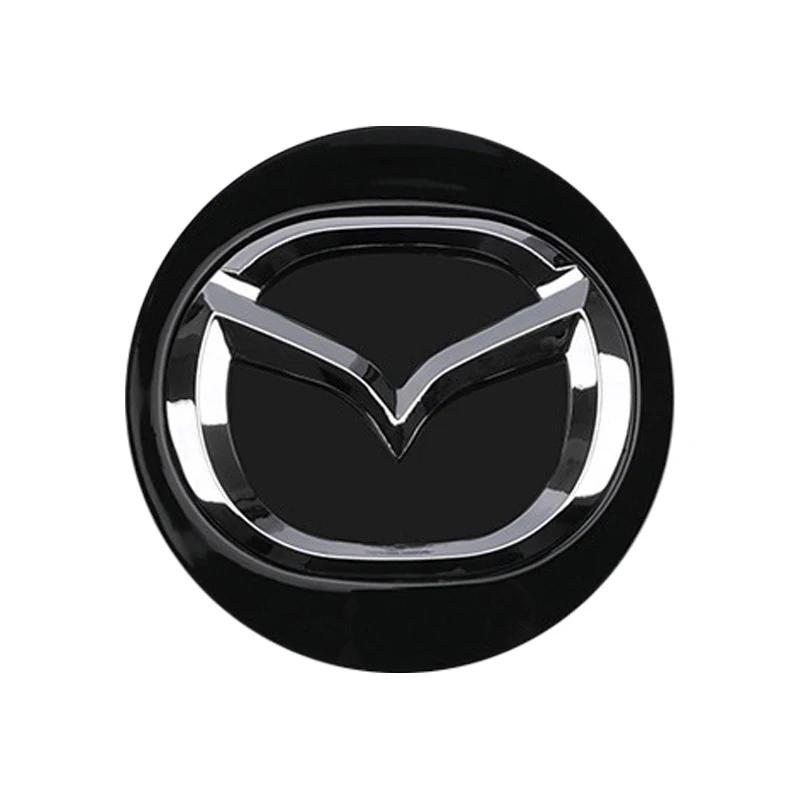 4Pcs Wheel Center Hub Caps Replacement Wheel Hub Emblem for Mazda CX8 MS SPEED CX60 CX50 3 Atenza Axela CX-3 CX-4 CX-5 CX7 FF20