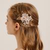 Pearl Bridal Hair Clip Silk Flower Wedding Headdress Fairy Bride Hairpin  Bride Accessories