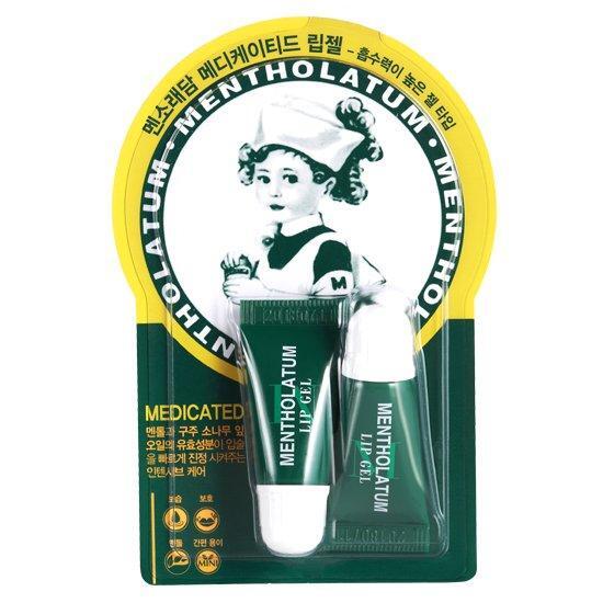MENTHOLATUM Лечебный Гель для Губ Двойная Упаковка 3,5 г x 2