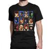 Винтажные футболки Mortal Kombat II Genesis, выбор персонажей, 16-битная футболка, ретро геймерские футболки с коллажем, мужские хлопковые футболки, уличная одежда