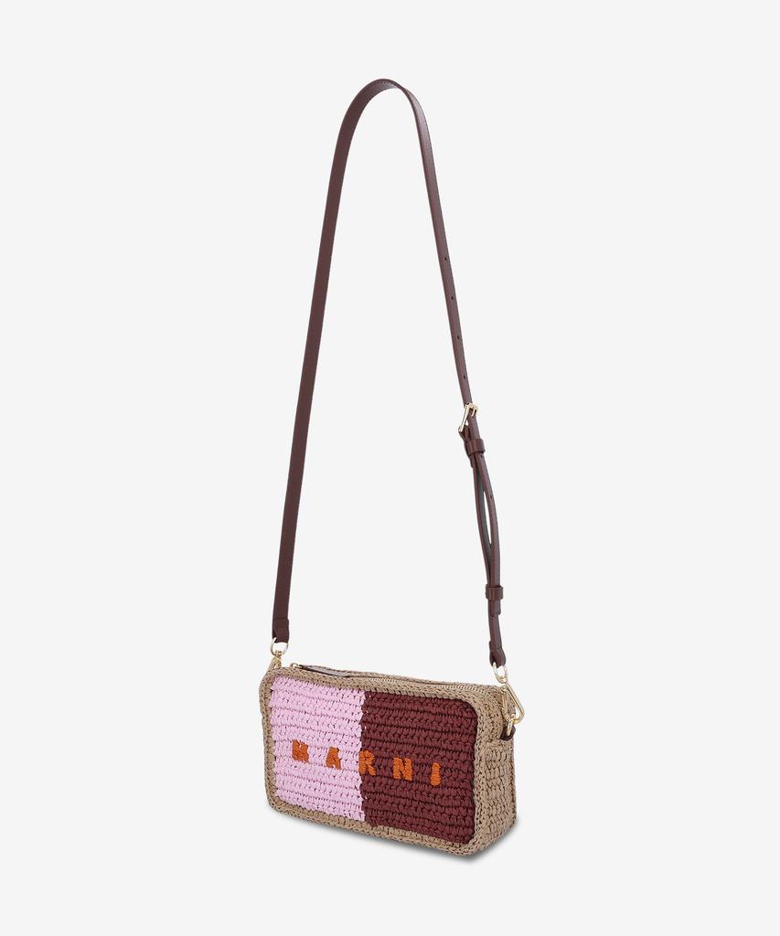 Marni Seaside Camera Shoulder Bag - Pink:Burgundy / Sbmp0276U0P9110Zp198