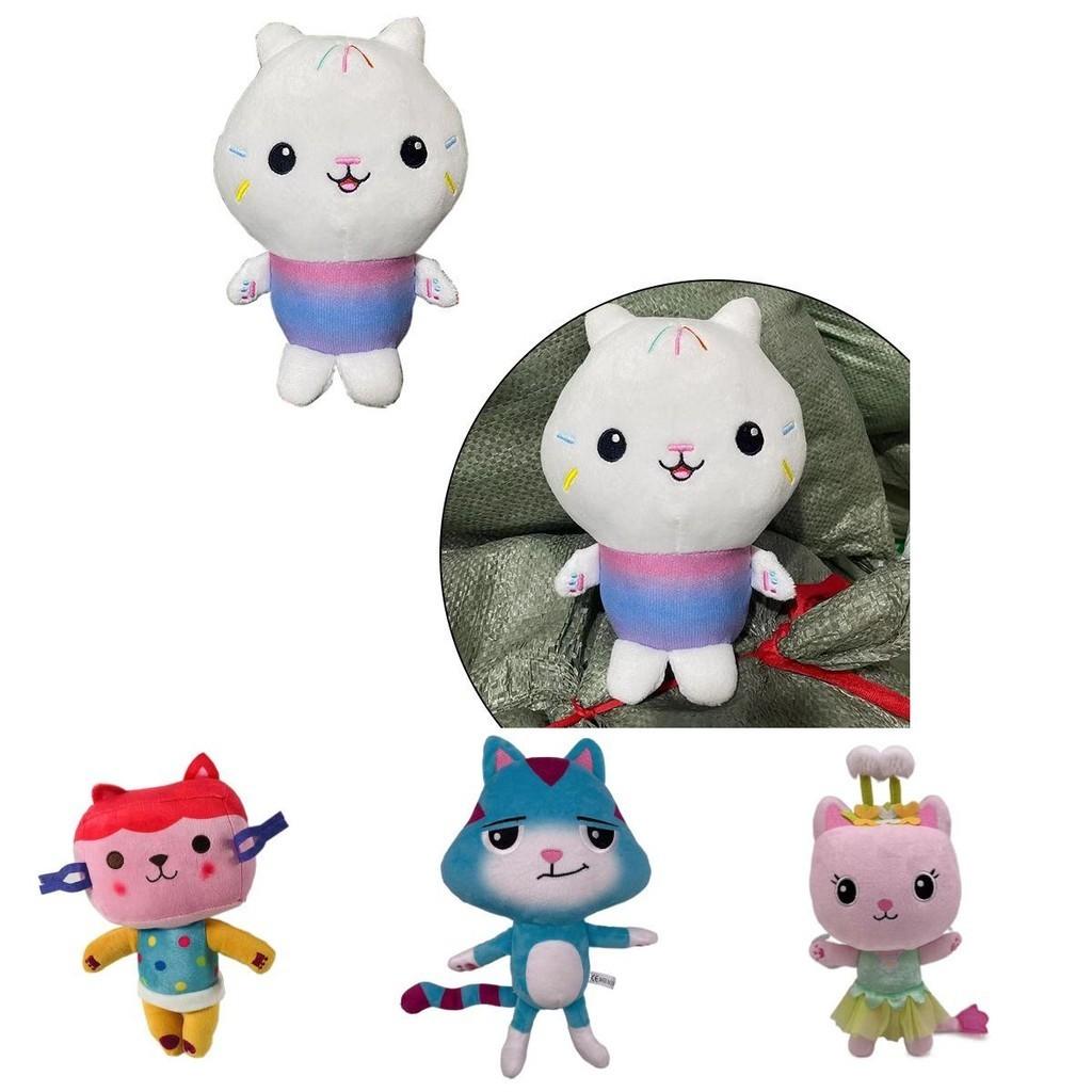 Charming Gabby Dollhouse Plush Toy Mercat Cartoon Stuffed Animal Mermaid Cat Plushie Doll