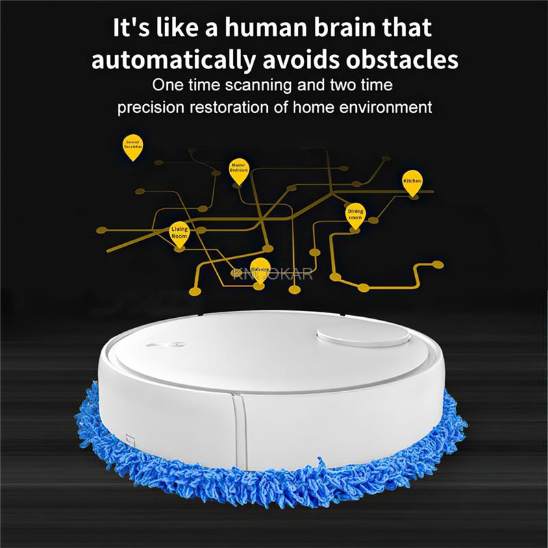 Автоматический робот для мытья полов, робот для сухой и влажной уборки, робот для уборки 2 в 1, умная машина для удаления пыли с пола, машина для уборки дома