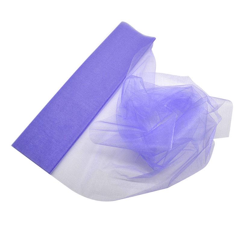 Отрезы разноцветной органзы для декора