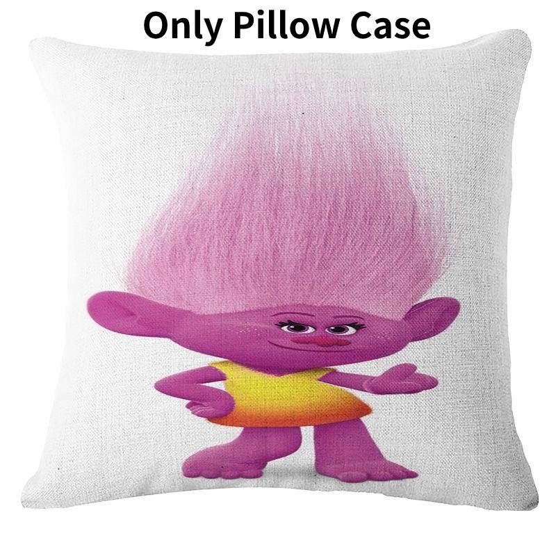 Adorable Cartoon Rabbit Design Throw Pillow Cover For Stylish Sofa Decor 45x45cm