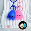 2pcs/set Luminous Doll Little Burning Man Keychain Pendant Cartoon Couple Pendants  Gifts