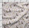 Soimoi Llama Alpaca Print,  Cotton Cambric, Quilting Fabric Sold by The Yard 42 Inch Wide, Medium Weight Cotton Fabric, Sewing  Supplies,