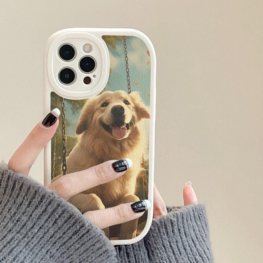 Милый щенок лабрадора Чехол для телефона Жесткая кожа Для iPhone 14 13 12 Mini 11 14 Pro Max Xs X Xr 7 8 Plus Fundas