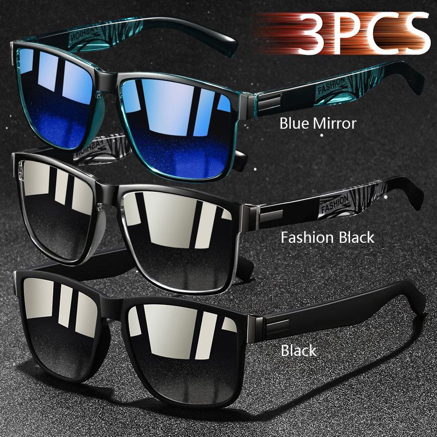 Модные винтажные квадратные унисекс солнцезащитные очки для вождения и рыбалки мужские и женские люксовые брендовые дизайнерские солнцезащитные очки с антибликовым покрытием UV400