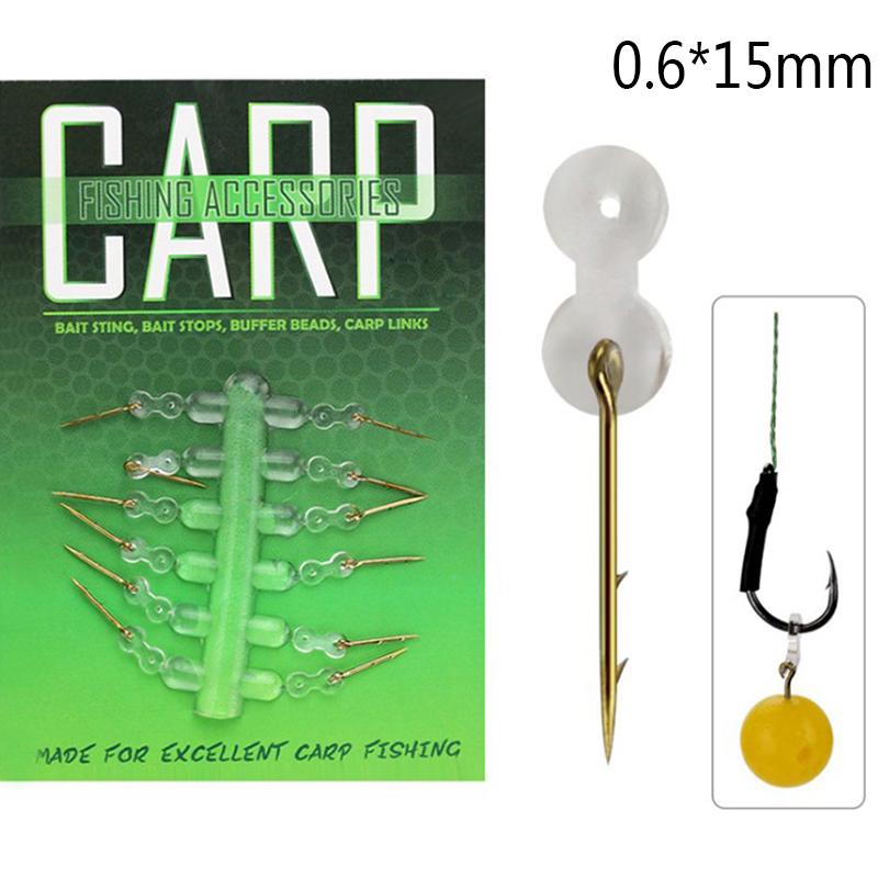 12 шт., крючок для ловли карпа, приманка, жало для бойлов, булавка с кукурузой, Ronnie, прическа для волос