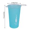 200Ml Tpu Soft Cups Collapsible Sports Water Bottle Outdoor Portable Water Cup Running Cycling Hiking Flexible Water Bag