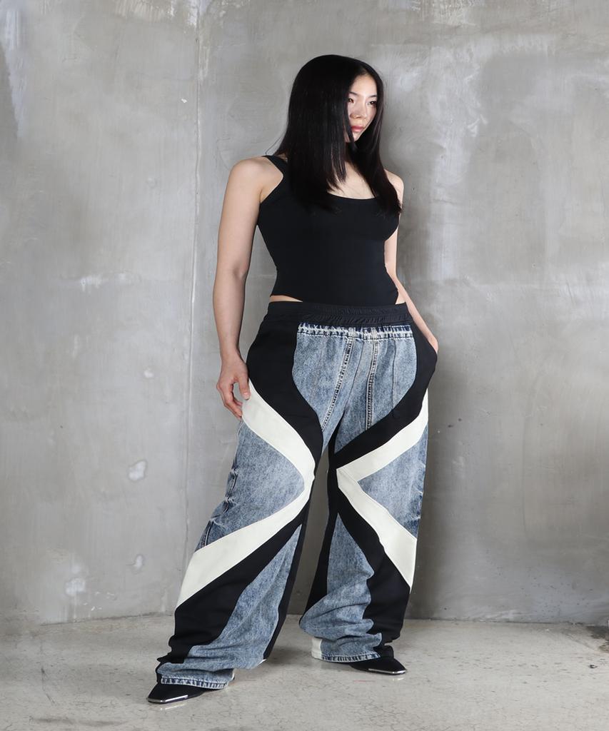 Sumilo Straight Denim Upcycled Pants Unisex