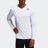 adidas Футболки Мужские Белые С Круглым Вырезом Умеренный Прямой Крой GL9893