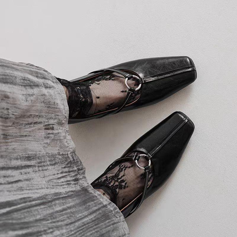 2024 Весна Женские Туфли На Высоком Каблуке Модные Пряжки Роскошные Женские Одинарные Туфли Неглубокие Высокие Каблуки Женские Новые Туфли