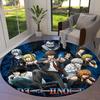 Death Note Round Area Rug Carpet Rug For Living Room Bedroom Sofa Playroom Decor Nonslip Floor Mat