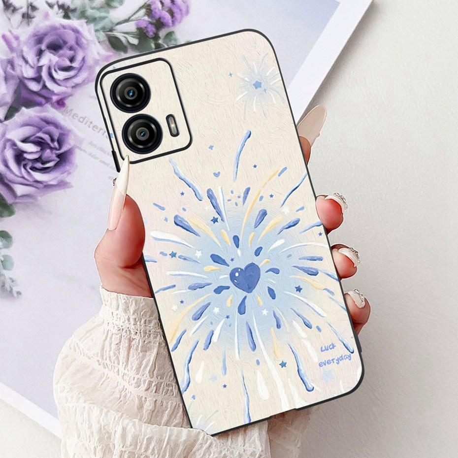 Cute Painting Phone Case For Motorola Moto G53 G73 Soft Silicone TPU Back Cover For MOTO G53 G73 5G Cases Bumpers