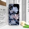Роскошный Чехол для Телефона с Рисунком Белого Пиона для Samsung Galaxy S25 S24+ S23 Ultra S22 Plus S20 S21 FE M53 M34 5G Мягкие Чехлы