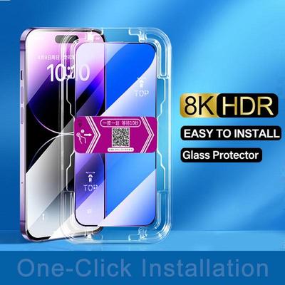Установка в один клик Закаленное стекло с защитой от синего света Samsung Galaxy A15 A25 A35 A55 A16 A26 A36 A56 A07 A17 A37 A57 Защитное стекло для экрана Стекло с полным покрытием
