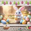 180*110cm Easter Photography Backdrop Cartoon Poster Photo Props Home Celebration Decor