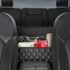 1pc Large Capacity Car Seat Back Organize- Storage Mesh Bag with Hanging Mount, Lightweight Auto Interior Accessory Organizer
