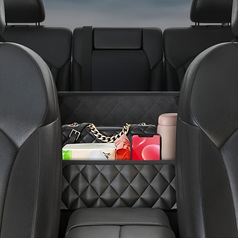 1pc Large Capacity Car Seat Back Organize- Storage Mesh Bag with Hanging Mount, Lightweight Auto Interior Accessory Organizer