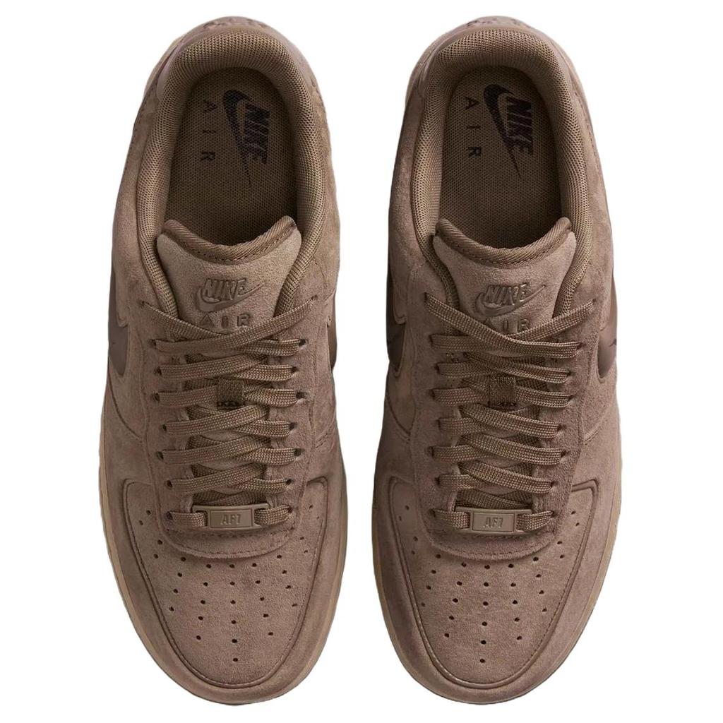 Nike Air Force 1 Классические и универсальные Низкие кеды для скейтбординга Женские Коричневые HV4406-200