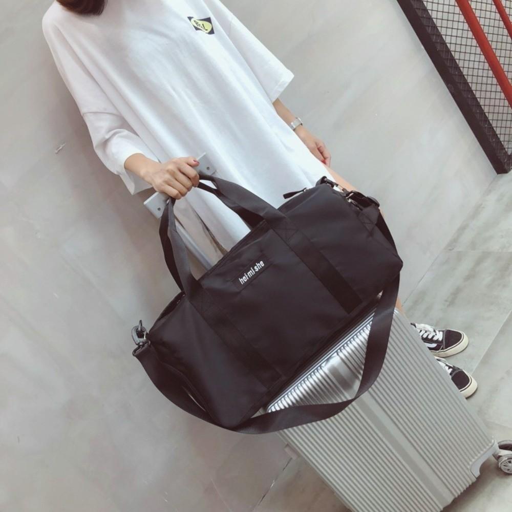 Large Capacity Travel Duffle Bag with Multiple Compartment Sports Bag Trendy Luggage Bag for Women