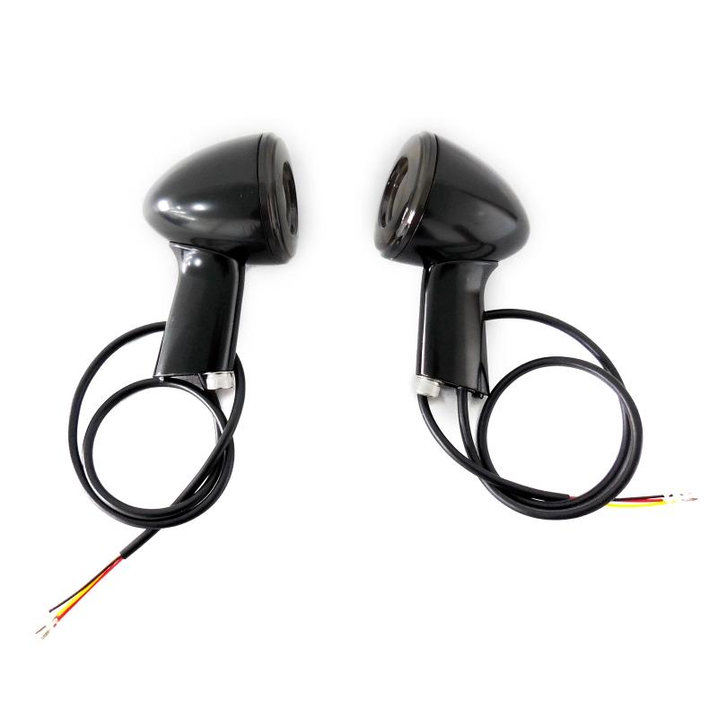2Pcs LED Motorcycle Turn Signal Light Motorcycle Turn Indicator Running Lamp Fit for Harley Sportster XL883 XL1200