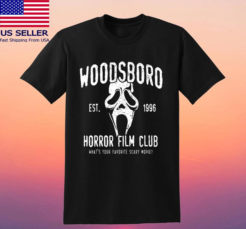 Scream Woodsboro High School Horror Club Men's Black Size S-5XL